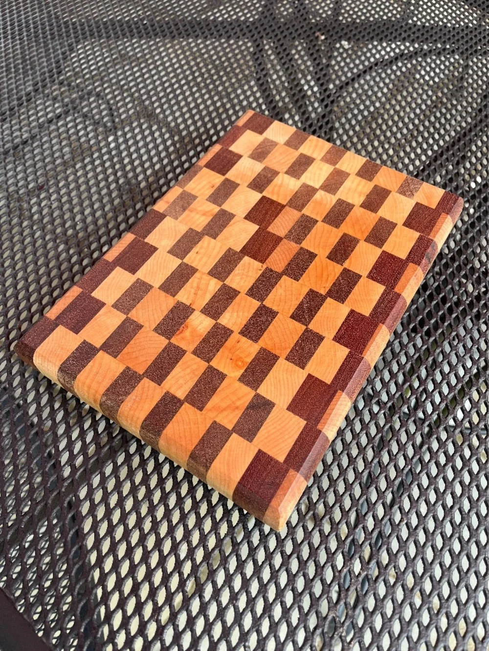 Hand Made End Grain Cutting Boards- made from 100% Reclaimed Hardwood